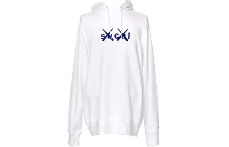 Sacai x KAWS Hoodie Alphabet Print Unisex Collaboration. 21-0286S