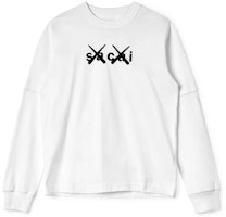 Sacai x KAWS Unisex Crewneck Long Sleeve Graphic T-Shirt. 21-0287S Sacai x KAWS Unisex Crewneck Long Sleeve Graphic T-Shirt. 21-0287S