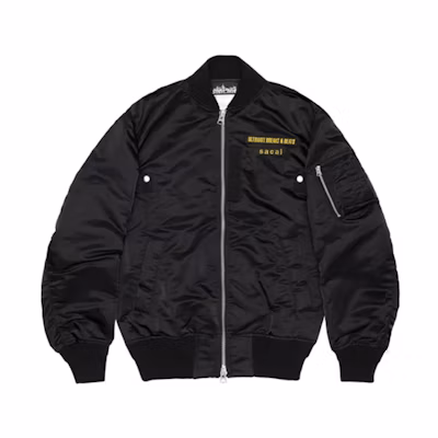 Sacai MA-1 Loose Fit Bomber Jacket Unisex 21-0318S-BLACK