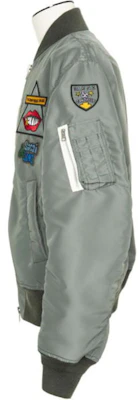 Sacai x Mark Gonzalez FW24 卡其字母補丁印花寬鬆夾克 24-03524M-840 Shop Sacai x Mark Gonzalez FW24 卡其字母補丁印花寬鬆夾克 24-03524M-840