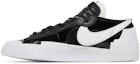 Lookbook sacai x Nike Blazer Low 'Black Patent' Hitam Berkilat DM6443-001