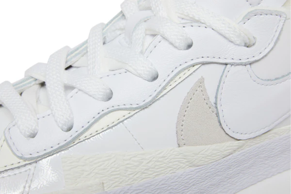 sacai x Nike Blazer Low ''Weiß Grau'' DM6443-100 3