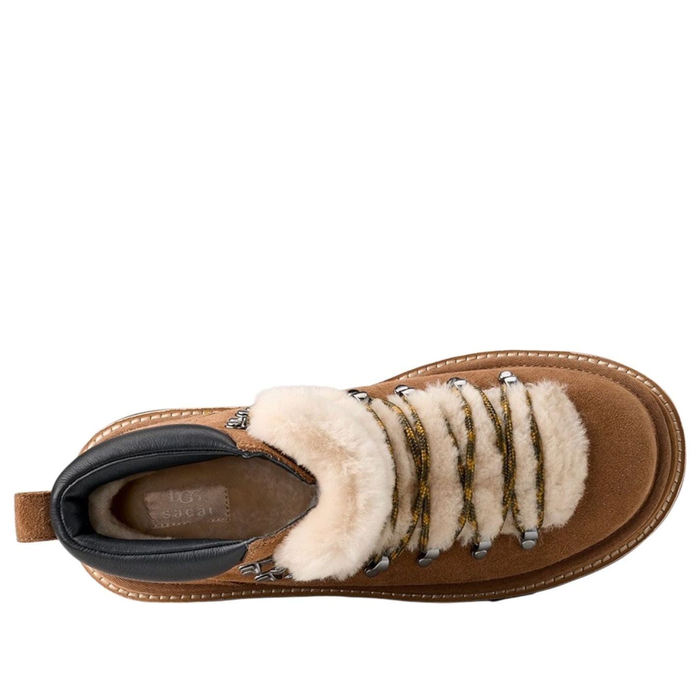 Shop sacai x UGG Hiker Boot Chestnut Pria/Wanita 1178390-CHE