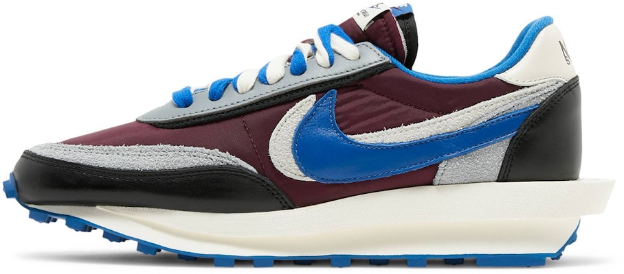 sacai x UNDERCOVER x Nike LDWaffle 'Night Maroon Team Royal' DJ4877-600 Lookbook sacai x UNDERCOVER x Nike LDWaffle 'Night Maroon Team Royal' DJ4877-600