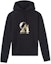 Buy SAINT LAURENT Black Digital Logo Print Hoodie 557924YBEA21039