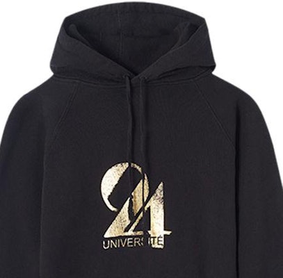 SAINT LAURENT Black Digital Logo Print Hoodie 557924YBEA21039 Sizing SAINT LAURENT Black Digital Logo Print Hoodie 557924YBEA21039