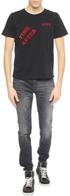 圣罗兰 黑色标志刺绣宽松版型圆领T恤 500637YB2MG6403 Purchase 圣罗兰 黑色标志刺绣宽松版型圆领T恤 500637YB2MG6403