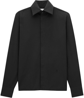Saint Laurent Black Long Sleeve Shirt with Embroidered Logo. 793321Y1H481000 Buy Saint Laurent Black Long Sleeve Shirt with Embroidered Logo. 793321Y1H481000