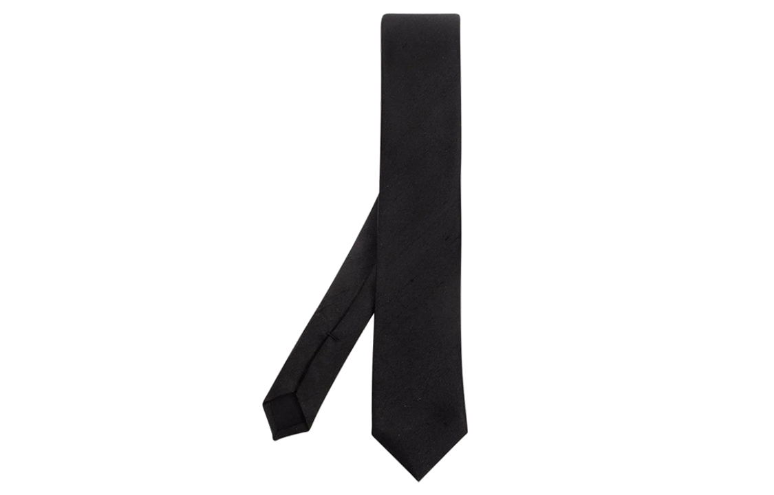 Saint Laurent  Black Soft Comfortable Tie 7276233Y0091000