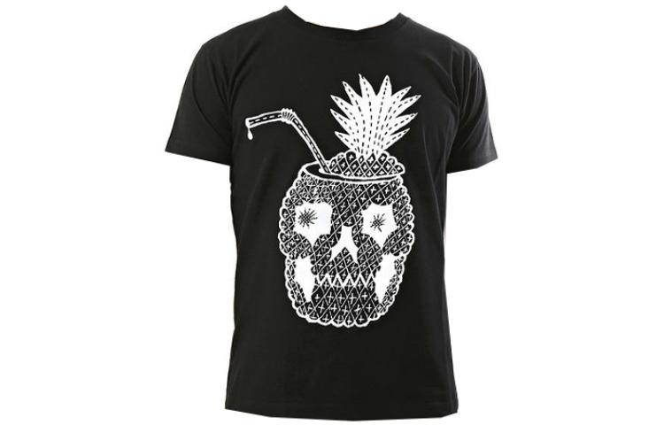 Order 생로랑 블랙 솔리드 컬러 레터 프린트 티셔츠 343881Y2EB11000