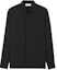 Buy SAINT LAURENT Black Solid Long Sleeve Button-Up Shirt 774775Y1I501000