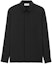 Order SAINT LAURENT Black Solid Long Sleeve Button-Up Shirt 774775Y1I501000