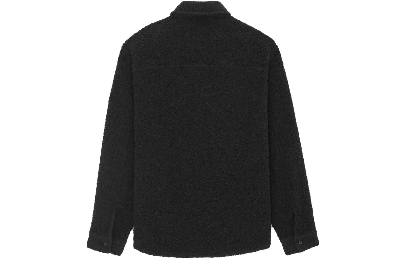 Lookbook SAINT LAURENT  Black Solid Pocket Long-Sleeve Button-Up Shirt 753168Y28RA1000