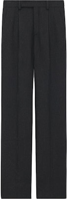 Saint Laurent Pantalones Casuales Negros a Rayas con Botones Rectos. 759986Y2F401095 Order Saint Laurent Pantalones Casuales Negros a Rayas con Botones Rectos. 759986Y2F401095