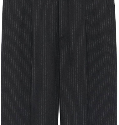 Saint Laurent Pantalones Casuales Negros a Rayas con Botones Rectos. 759986Y2F401095 Shop Saint Laurent Pantalones Casuales Negros a Rayas con Botones Rectos. 759986Y2F401095