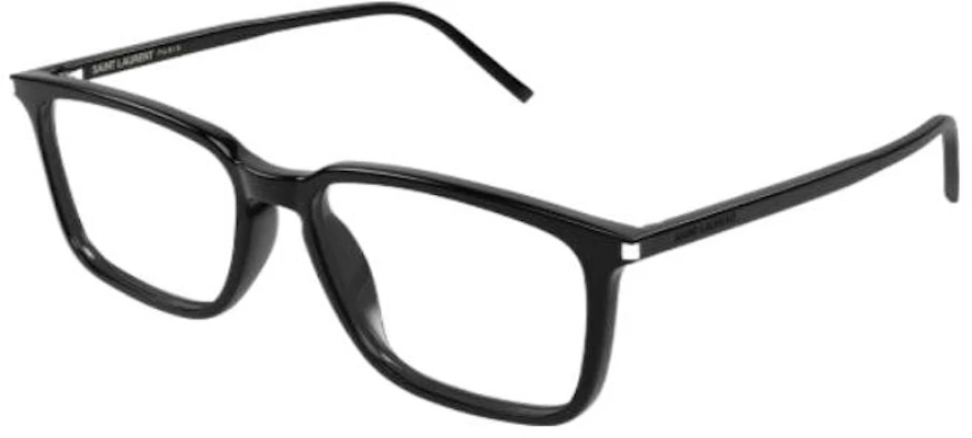 SAINT LAURENT 黑色方形光学眼镜配实心塑料镜腿 SL645F001 Order SAINT LAURENT 黑色方形光学眼镜配实心塑料镜腿 SL645F001