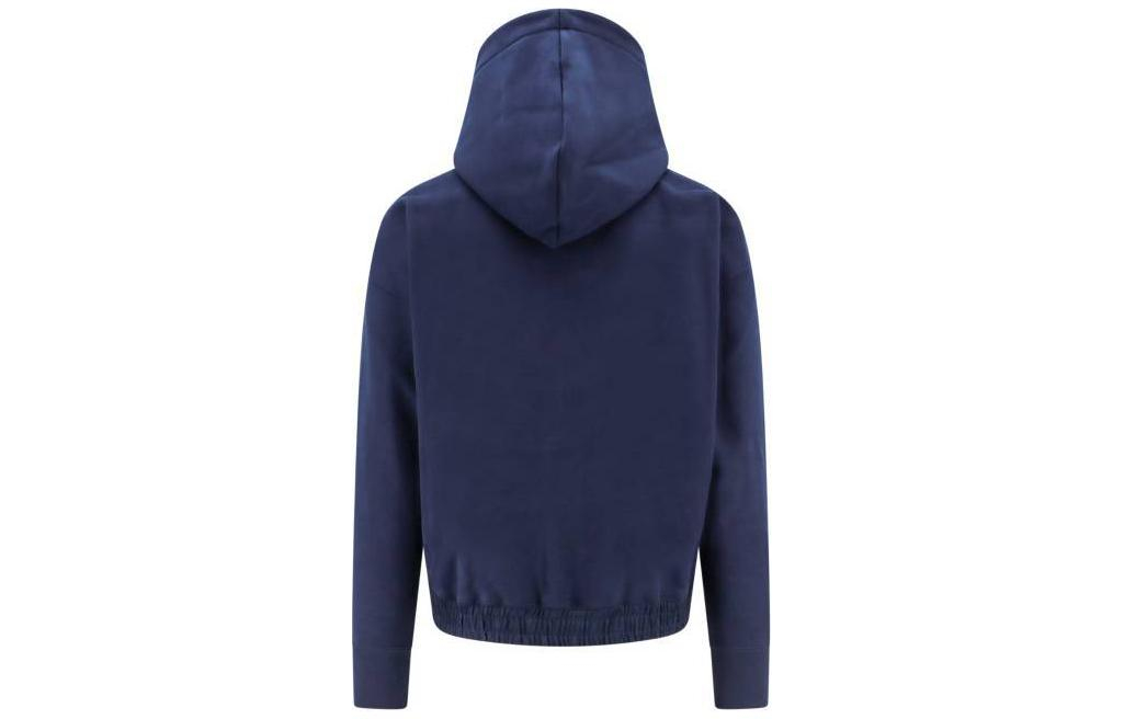 SAINT LAURENT  Blue Logo Embroidered Hoodie 773358Y36SW4140 圖 3
