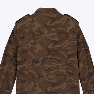 SAINT LAURENT Camouflage Long Sleeve Jacket Brown 530345Y779T3253 Sizing SAINT LAURENT Camouflage Long Sleeve Jacket Brown 530345Y779T3253