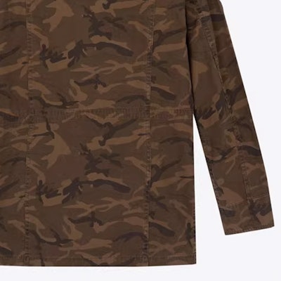 SAINT LAURENT Camouflage Long Sleeve Jacket Brown 530345Y779T3253 Cheap SAINT LAURENT Camouflage Long Sleeve Jacket Brown 530345Y779T3253