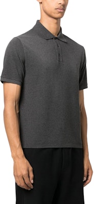 SAINT LAURENT 深灰色刺繡Logo Polo衫。 751102Y37HC1406 Details for SAINT LAURENT 深灰色刺繡Logo Polo衫。 751102Y37HC1406