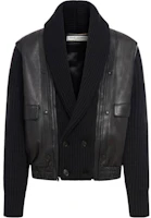SAINT LAURENT Double-Breasted Black Casual Jacket. 751828YCPG21000 SAINT LAURENT Double-Breasted Black Casual Jacket. 751828YCPG21000