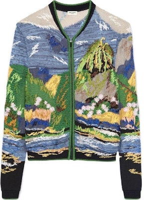 サンローラン 刺繍入り フルジップ カジュアルジャケット - マルチカラー 648512YAYP21016 Buy サンローラン 刺繍入り フルジップ カジュアルジャケット - マルチカラー 648512YAYP21016