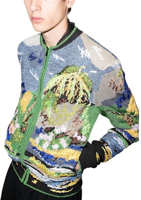 サンローラン 刺繍入り フルジップ カジュアルジャケット - マルチカラー 648512YAYP21016 Shop サンローラン 刺繍入り フルジップ カジュアルジャケット - マルチカラー 648512YAYP21016