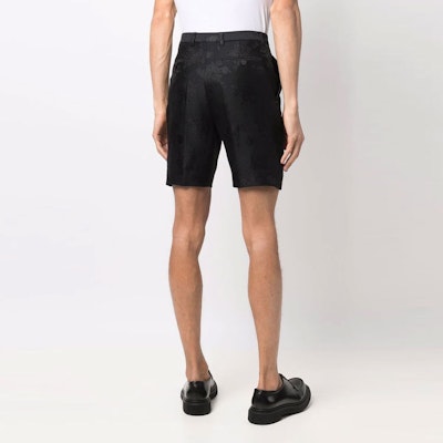 SAINT LAURENT Seluar Pendek Jacquard Bunga - Hitam 682387Y1E011000 Purchase SAINT LAURENT Seluar Pendek Jacquard Bunga - Hitam 682387Y1E011000