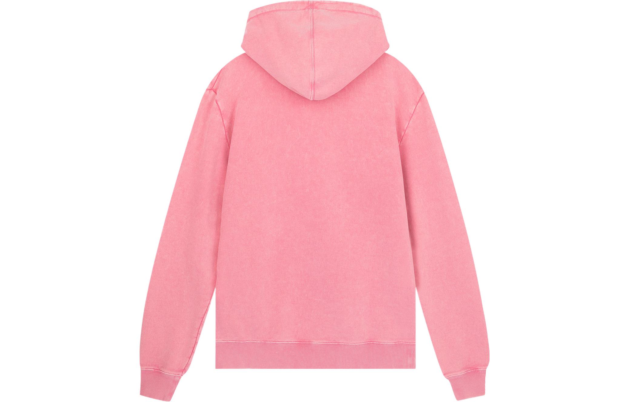 Lookbook Saint Laurent  Pink Solid Color Drawstring Pullover Hoodie. 557555YB2YE6469
