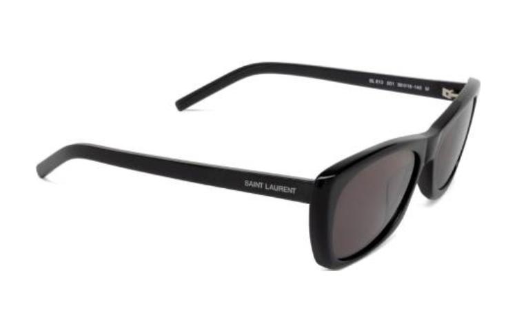 Saint Laurent  Rectangle Acetate Sunglasses Black with Side Lettering. SL613001 圖 3