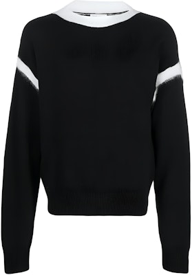 SAINT LAURENT Round Neck Pullover Casual Long Sleeve Sweater. 751080Y76EX1095 Buy SAINT LAURENT Round Neck Pullover Casual Long Sleeve Sweater. 751080Y76EX1095