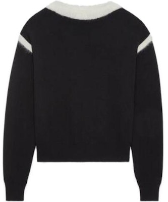 SAINT LAURENT Round Neck Pullover Casual Long Sleeve Sweater. 751080Y76EX1095 Order SAINT LAURENT Round Neck Pullover Casual Long Sleeve Sweater. 751080Y76EX1095