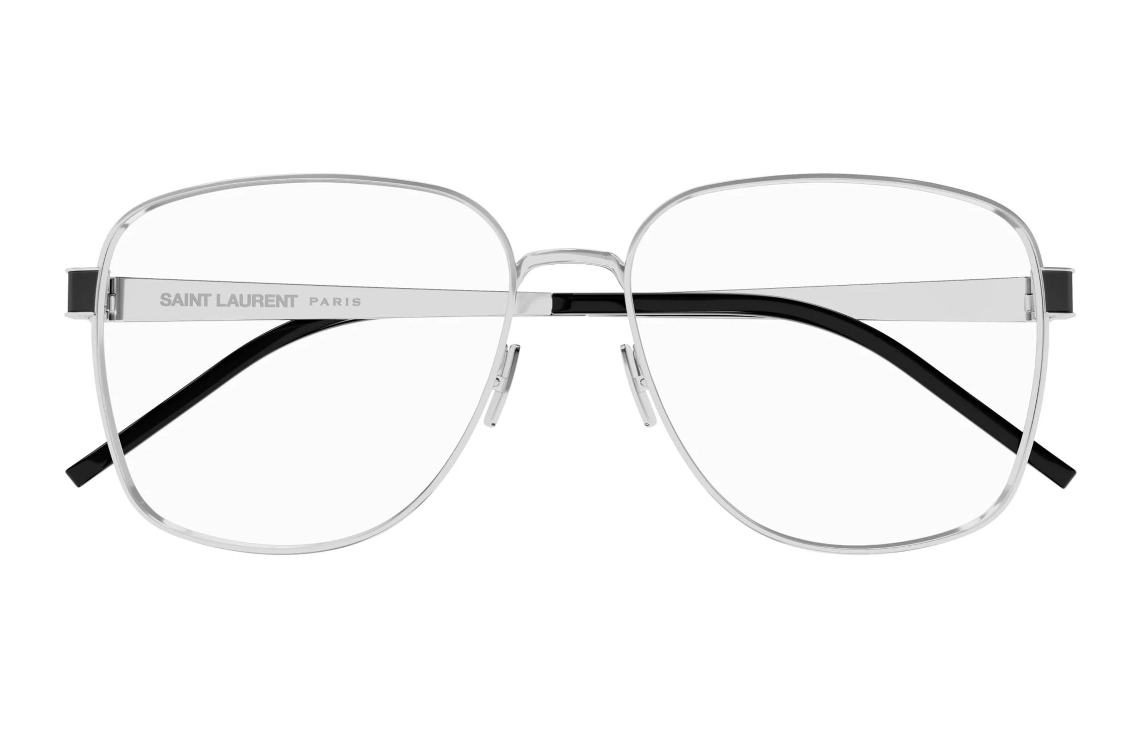 SAINT LAURENT  Silver Metal Butterfly Optical Glasses Frame. SLM134002 圖 3