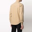 Purchase SAINT LAURENT Solid Color Button-Up Long Sleeve Shirt Brown 597059Y27BB9241