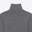 Sizing SAINT LAURENT Solid High-Neck Pullover Sweater in Ash Gray. 752477-Y37LS-1206