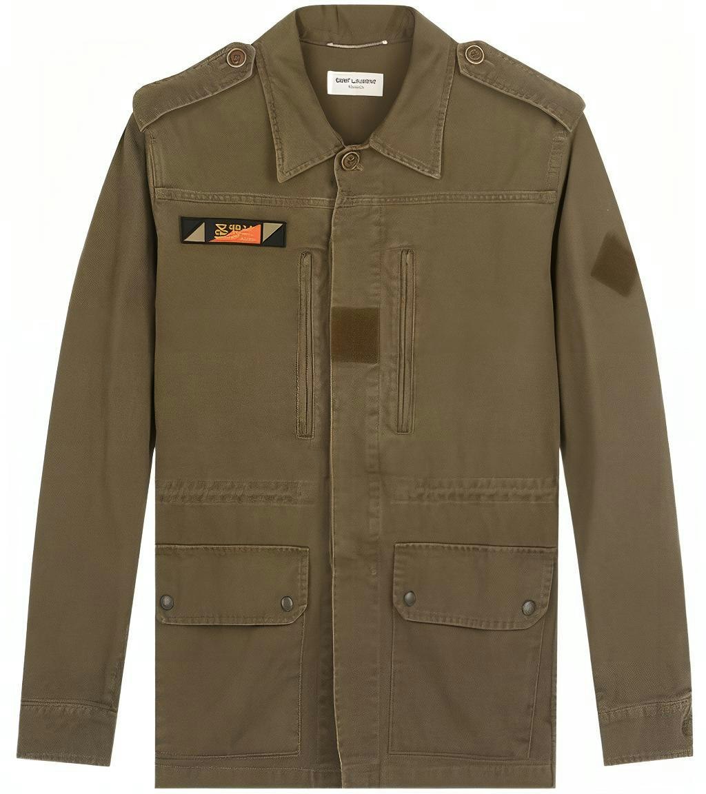 saint-laurent-solid-logo-embroidered-casual-denim-jacket-army-green-659214-y153-w2840