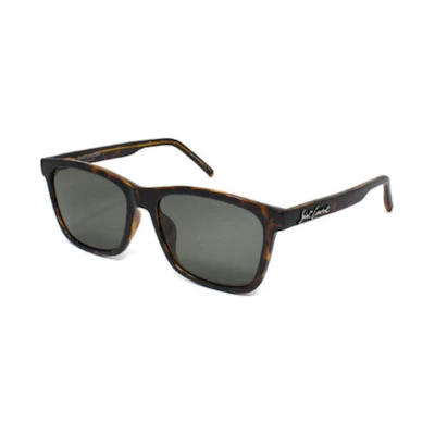 SAINT LAURENT Square Logo Sunglasses - Multi-color 100879678