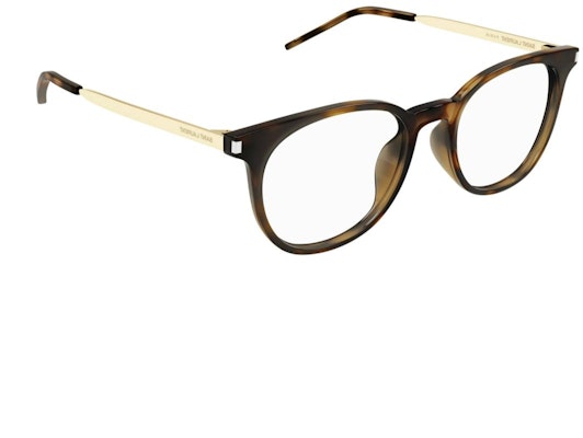 SAINT LAURENT Cermin Mata Bingkai Bulat Tortoiseshell Logam Acetate. SL683F Shop SAINT LAURENT Cermin Mata Bingkai Bulat Tortoiseshell Logam Acetate. SL683F
