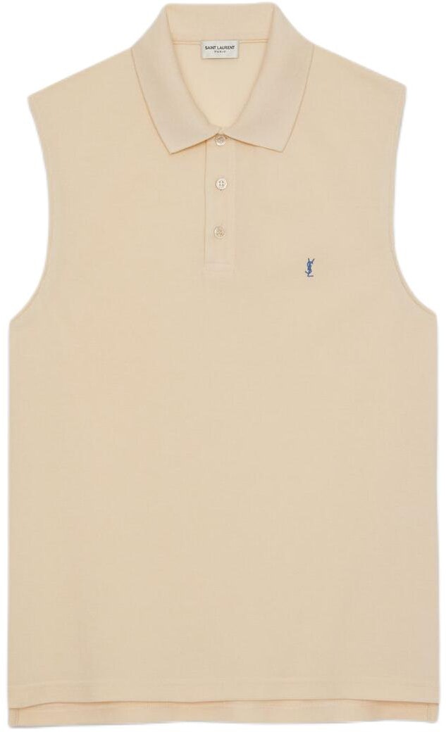saint-laurent-yellow-solid-sleeveless-casual-polo-shirt-775377-y37-hc-7265