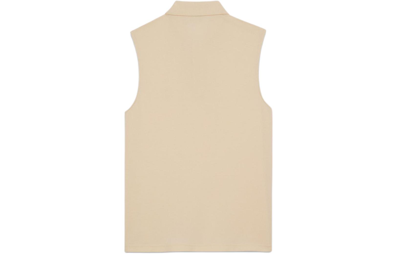 Lookbook 圣罗兰 黄色纯色无袖休闲POLO衫 775377Y37HC7265