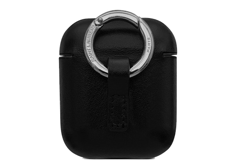 Order サンローラン AirPodsケース  黒 (スムースレザー)
