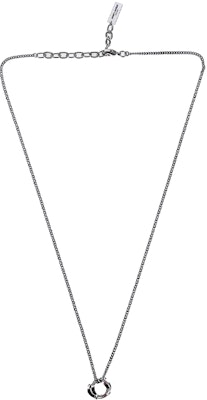 SAINT LAURENT Kalung Loket Abjad Tertutup Brass Unisex Gaya Pasangan. 651779Y15008126 Lookbook SAINT LAURENT Kalung Loket Abjad Tertutup Brass Unisex Gaya Pasangan. 651779Y15008126