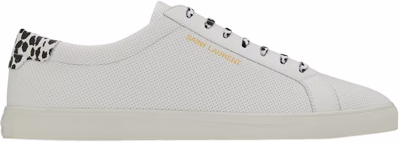 Saint Laurent Andy 'Perforated - White Babycat' 606833-1U9A0-9966 Saint Laurent Andy 'Perforated - White Babycat' 606833-1U9A0-9966