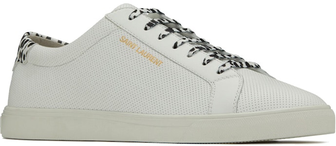 Saint Laurent Andy 'Perforated - Putih Babycat' 606833-1U9A0-9966 Lookbook Saint Laurent Andy 'Perforated - Putih Babycat' 606833-1U9A0-9966