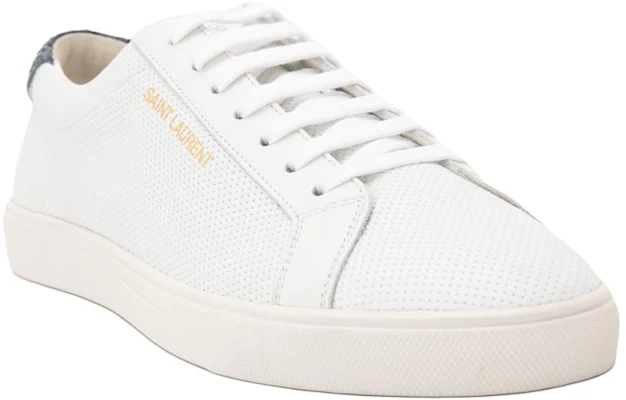 Saint Laurent Andy ''Perforato - Bianco Blu Serpente'' 606833-1U930-9464 Lookbook Saint Laurent Andy ''Perforato - Bianco Blu Serpente'' 606833-1U930-9464