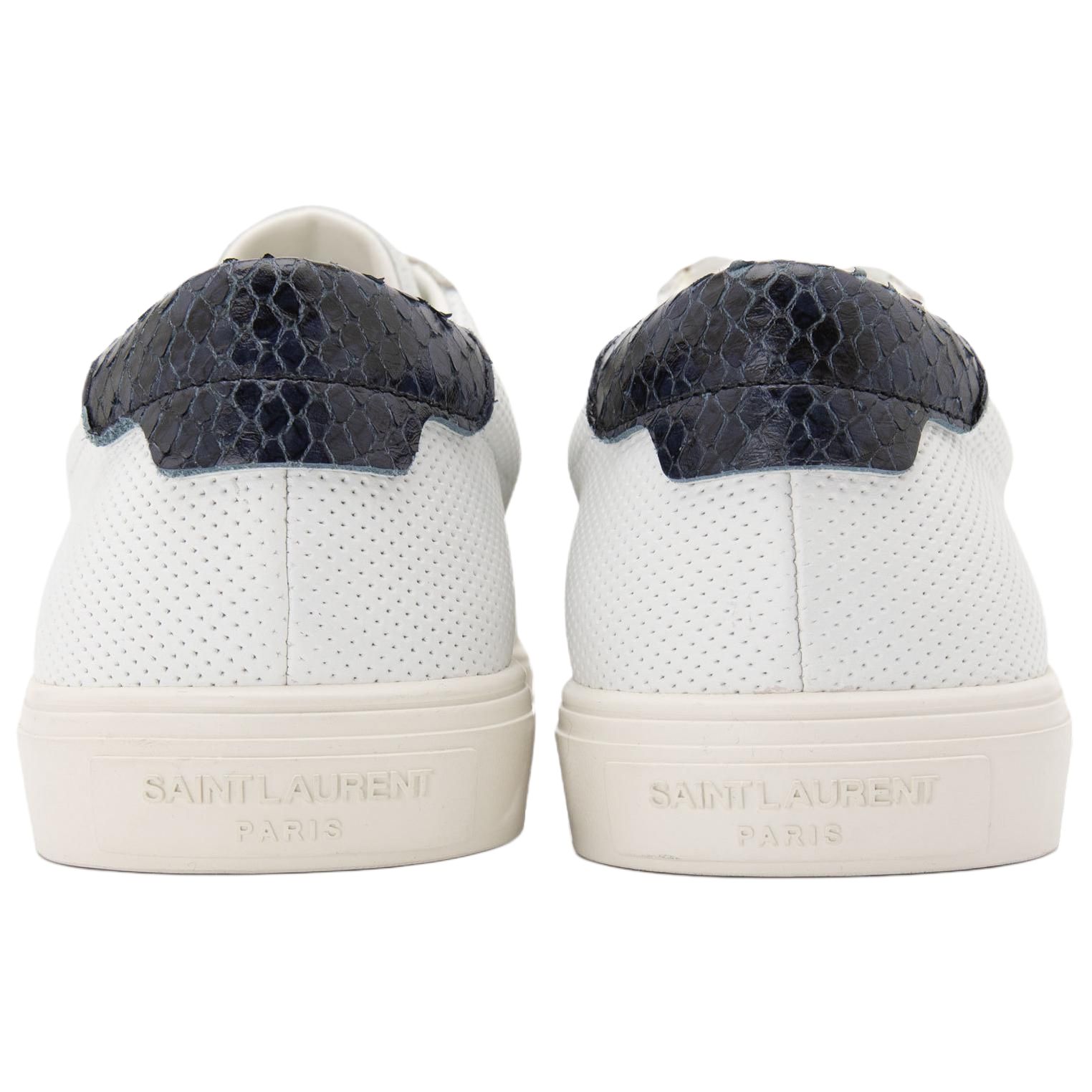 Purchase Saint Laurent Andy ''Perforato - Bianco Blu Serpente'' 606833-1U930-9464