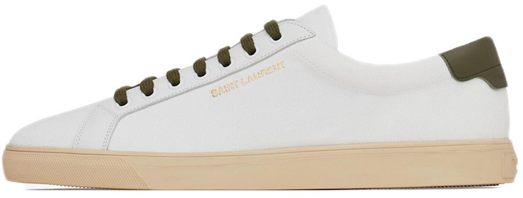 Saint Laurent Andy 'Putih Hijau Tua' Sneakers 712126-12N70-8513 Buy Saint Laurent Andy 'Putih Hijau Tua' Sneakers 712126-12N70-8513