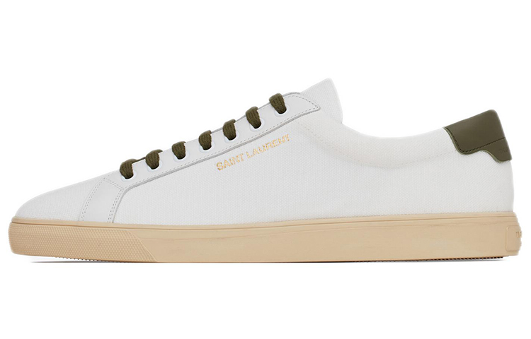 Saint Laurent Andy 'White Dark Green' 712126-12N70-8513