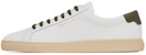 Saint Laurent Andy 'White Dark Green' 712126-12N70-8513