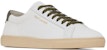 Saint Laurent Andy 'White Dark Green' 712126-12N70-8513